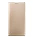 Moto E4 Plus, Premium Flip Cover, Azzil Real Leather Hybrid Perfect Fitting Flip Cover for Motorola Moto E4 Plus (Gold) RS.379.00