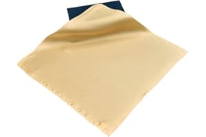 MANSHIGUANG 100% Pure Silk Solid Pocket Square Handkerchief For Men Wedding Party Tuxedo Pocket Square
