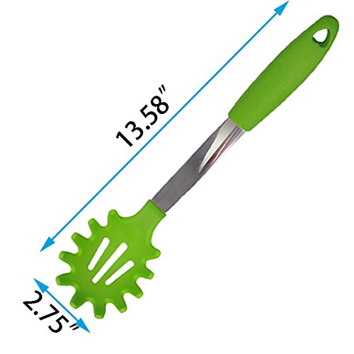 Kuke Silikon Küchenhelfer Kochen Tools 6pcs set-green - 9
