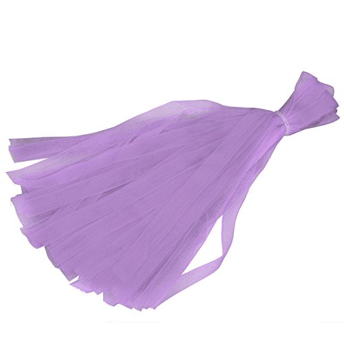 tankerstreet 50 Candy Box Hohl Rosen Blumen Birds mit Bändern Geschenk Box Tasche Braut Dusche Hochzeit Geburtstag Party Supplies Gastgeschenken (lila) - 4