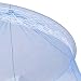 EJY Colors Bed Mosquito Netting Mesh Canopy Princess Round Dome Bedding Net (Blue)