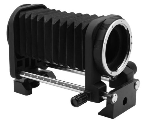 Pixtic - Soufflet macro pour reflex Nikon D60 D80 D90 D3100 D5000 D300 D700 etc