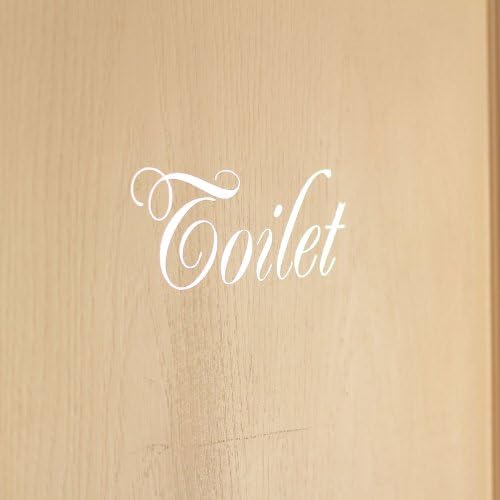 Mirror Silver Toilet Wall Art Sticker