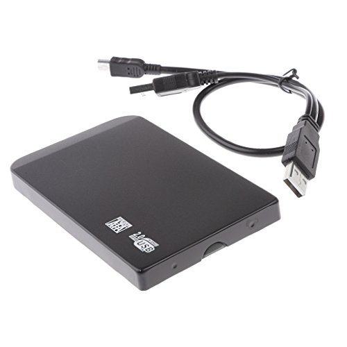 Generic USB 2.0 SATA Extern 2.5 "SSD HDD Festplatte Gehäuse Laptop Plattengehäuse - Schwarz