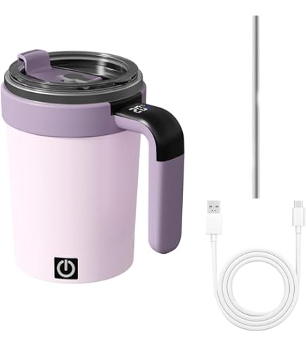 Stanley Cup Tasse Magnétique Automatique 400ml Magnetic String Mug Double LayerCafé Agitation Tasse De Mug Isotherme Cafe