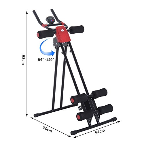 Precio Más Barato Homcom Máquina de Abdominales Plegable Aparato de
Musculación Fitness Entrenamiento Pantalla LCD Revisión