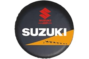 WACDXST Copertura Ruota di scorta Auto,per Suzuki Jimny GJ FJ/Samurai 1998-2023 Impermeabile e Antipolvere AntiGraffio Copertura della Ruota di Scorta Copriruota,B 15in