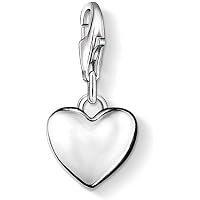 Breloque en argent sterling 925 avec smiley lisse pour bracelet