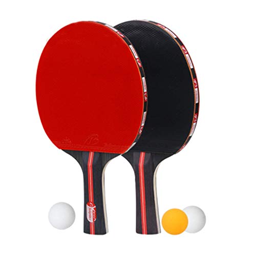 Preisvergleich Produktbild kuaetily Tischtennisschläger, Tischtennis Set mit Tischtennissball
