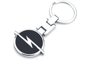 BIGROUP Portachiavi per auto in metallo cromato 3D, portachiavi in lega di zinco, regali di famiglia, per donne e uomini, Color 1, Taglia unica