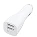 Price comparison product image Samsung Original Charger Adapter Car Charging ep-ln920 W Fast Charger 2000 mAh with 2 USB Inputs in Bulk White