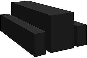 YMHPRIDE Schwarz Elastische Biertischhussen Bierbankhusse und Tischdecken, 70 cm Tischbreite,Bierzeltgarnituren 220 x 70 x 75 cm für Gartenbankett-Gartenmöbel.（3 Packungen）