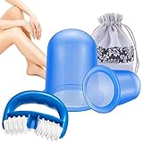 ❤ 【Regalo perfecto】 El paquete incluye: 1 * V de succión, 1 * S de succión, 1 * Rodillo de masaje, 1 * Bolsa de algodón; Portátil, conveniente de usar, un excelente regalo para sus amigos y familiares.