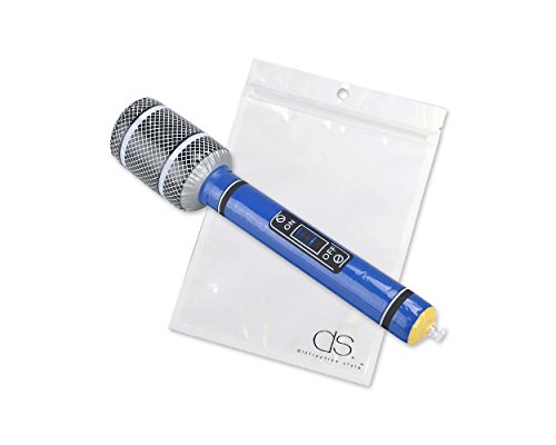 DSstyles 6 Stück 24cm Aufblasbares Mikrofon Ballon Party Liefert Musikalische Spielzeuge - 6