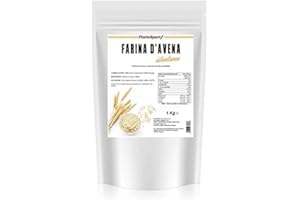 FlorioSport, Farina D'Avena Istantanea, 1000 g (1 Kg) Neutra o Aromatizzata | Alto contenuto di Proteine e Fibre | Senza Zuccheri Aggiunti | Senza Glutine | Senza OGM (Neutro)