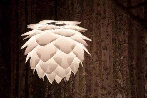 VITA Silvia Hängeleuchte für A++ bis E inkl. Kabel und Fassung weiss D 45 cm Lampe - 6
