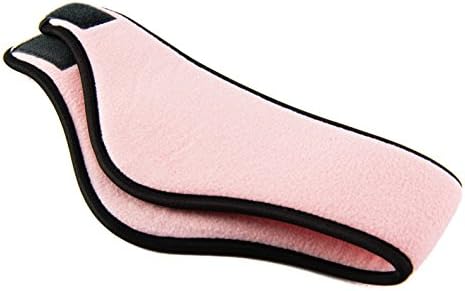 Ibex Retail Pink Running Ear Warmer Headband Light Weight Fleece for Adult Women Men Winter Running