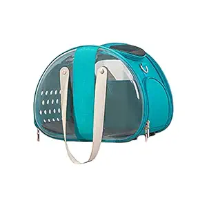 Meri SHOPP Cat Carrier Dogs Kitten Puppies Guinea Pig Bubble Backpack Travel Sea Blue