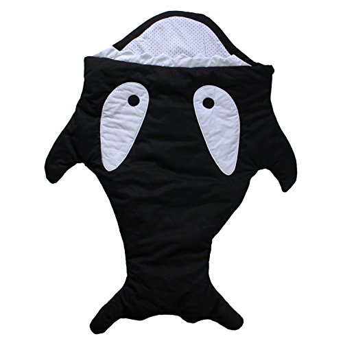ZOEREA Newborn Infant Baby Bunting Bag Winter Thick Shark Sleeping Bag Blue