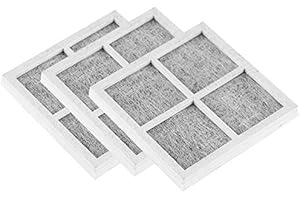 GAROSA Filtre à Air Réfrigérateur et Congélateur Remplacement LT120F 3 Pièces Haute Efficacité Anti-Odeur pour LG et GE Cafe Series Compatible avec Elite 469918