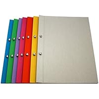 Schraubmappen / Präsentationsmappen mit Leinenbezug DIN A4 und DIN A3 - 7 Farben - Auch mit Logo- Text- oder Namensprägung