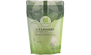 Zupacken-Grün - 3 in 1 Laundry Detergent Pods 24 Loads Vetiver - 15.2 Unze.
