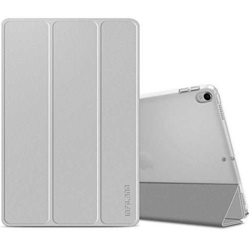 iPad Pro 10,5 Hülle, Infiland Ultra Smart Slim Lightweight Schutzhülle Cover für Apple Neu iPad Pro 10,5" Display 2017(mit Auto Schlaf / Wach Funktion)(Silber)