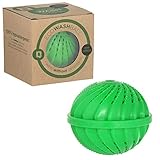 Simplemente coloque la bola en su lavadora con su ropa para un lavado fresco y suave.