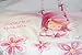 Personalised baby duvet cover lined pink Lovelyn-Motif with your desired name 100x135 cm