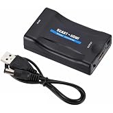Lunatic 6143 Scart To Hdmi AV Video &Ccedil;evirici D&ouml;n&uuml;şt&uuml;r&uuml;c&uuml; Adapt&ouml;r Taşınabilir, tak ve &ccedil;alıştır &ouml;zelliği.