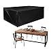 Jtdeal Schutzhülle Gartenmöbel, Oxford Polyester  Gartenmöbel Abdeckung Abdeckhaube hülle cover plane für Tisch, Sofa, Liege, Stühle, 213*132*74CM, Schwarz