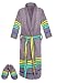 Produktbild Casa Copenhagen Exotic Terry Baumwolle Unisex Bademantel & Slipper-Set, Stahl Grau