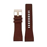 Diesel Uhrband Wechselarmband LB-DZ1704 Original Ersatzband DZ 1704 Uhrenarmband Leder 30 mm Braun
