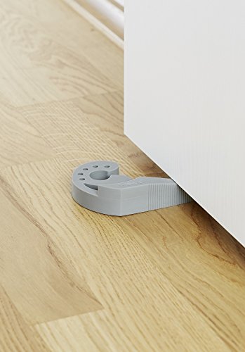 Wenko 50504100 Tür-/Fensterstopper Multi-Stop, Thermoplastischer Kunststoff, grau, 2,5 x 11,8 x 7,7 cm - 2