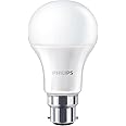 Philips Corepro LED 13 W (100 W) A60, B22 Bayonet Cap, Bulb, Warm White, Non Dimmable, Frosted [Energy Class E]