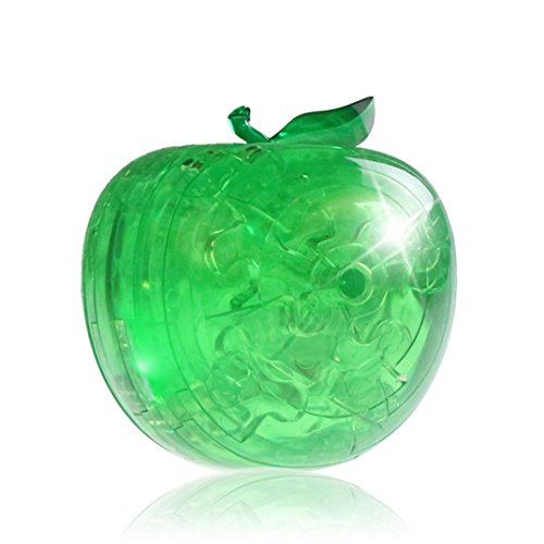 Masrin 3D Crystal Puzzle Cute Fruit Model DIY Gadget Blocks Building Toy Gift