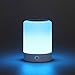 Produktbild Nachtlicht Radio Bluetooth Lautsprecher USB Lade ABS Tischlampe Bunte Wireless Mini Quadrat Audio Lichteinsatz Tf-karte Kleiner Lautsprecher energiesparende Weiche Licht