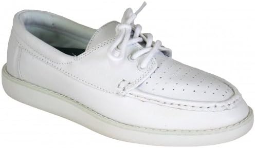 Ladies Superb Quality Leather Lawn Bowls Shoes White