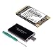 Produktbild B Blesiya Internes SATA-Festplattenlaufwerk mit 120 GB, Solid State-Laufwerk und mSATA zu USB3.0 Adaptergehäuse