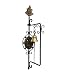 Desi Karigar Brown Mango Wood, Wrought Iron And Brass Door Bell With Leaf Design RS.1795.00