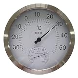  LanLan Thermometer Hygrometer 30 CM Gro?e Penal Pointer Typ Hygrometer Runde Thermometer Luftfeuchtigkeit Meter