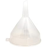 Whitefurze 14cm Clear Plastic Funnel