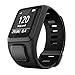 Produktbild SUNEVEN kompatibel mit Tomtom Adventurer/Golfer 2/Spark/Runner2/Runner3 Serie, Universal-Ersatz-Silikon-Armband für Tomtom Smart Watch Schwarz
