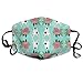Produktbild Nicegift Bullterrier Blumen Bull-Gesichtsmasken Atmungsaktiv Staubfilter Masken Mundschutz Maske mit elastischer Ohrschlaufe