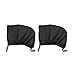 Produktbild CHOULI 2Pcs Car Side Rear Window Sun Shade Mosquito Proof UV Protection Mesh Curtain Black