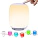 Produktbild LED Bluetooth Speaker Bedside Lamp, ieGeek Portable Touch Control Table Lamp/Bluetooth Speaker/Power Bank, Dimmable Night Light with 7 Colors Mood Lamp/ Waterproof Bluetooth Music Lamp/ 6000mAh Power Bank for Cellphone Tablet, Rechargeable LED Lamp for Bedroom/Living Room/Kids/Party/Christmas Gift/ Outdoor