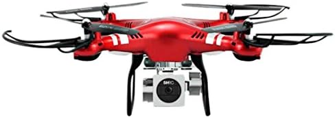 Hahuha RC Quadcopter 1080P Wide Angle Lens 270 Degree Rotating HD Camera Drone FPV , Adult Christmas Gift (Red)