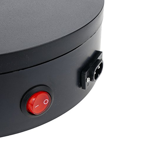 Precio Más Barato Cablematic - Base giratoria eléctrica de 20 cm.
Plataforma rotatoria de color negro En línea