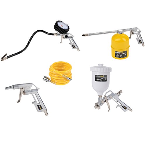 XXL Zubehör-Set für Druckluftkompressoren, Lackerpistole, Reifenfüller - POW AIR0020