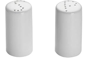 Maxwell & Williams Saliera e pepiera cilindrica in porcellana Modern -1 per pepe 1 per sale